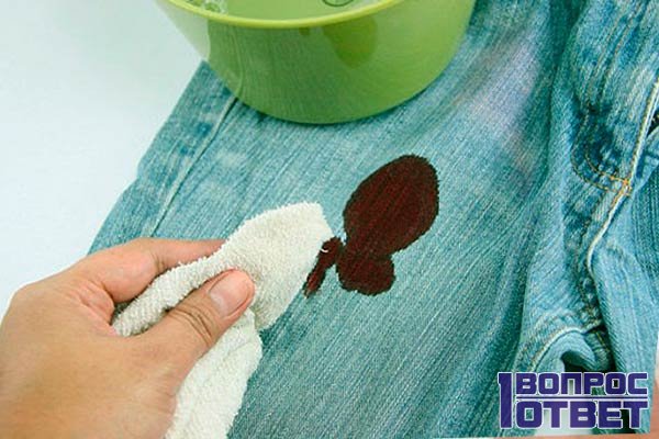 Как убрать пятно - пятна на одежде