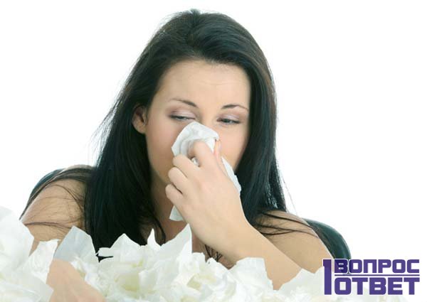 Первые симптомы простуды