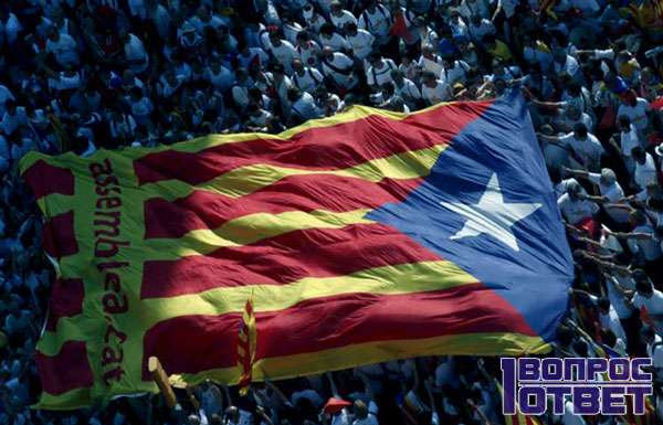 Митинг за независимость каталонии
