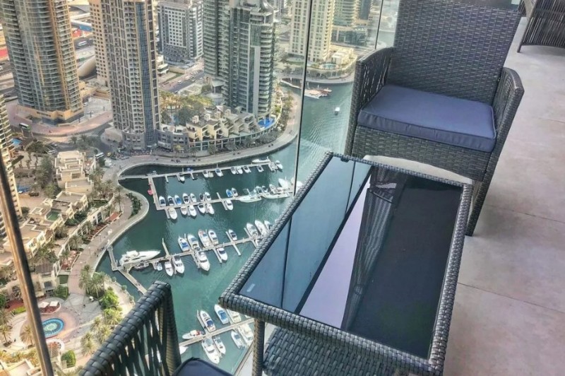 Вид из квартиры в Дубае