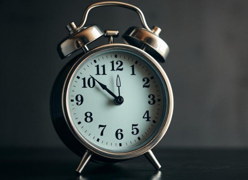 Будильник на столе