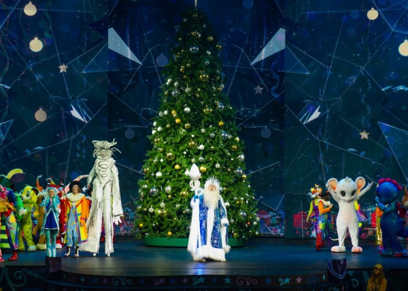 Новогоднее детское представление елка Новогоднее детское представление елка