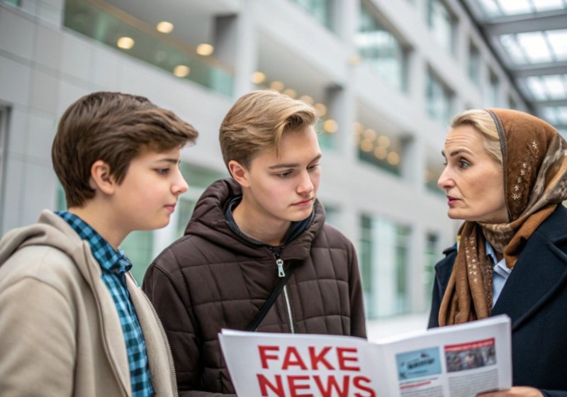 Молодёжь не замечает фейки