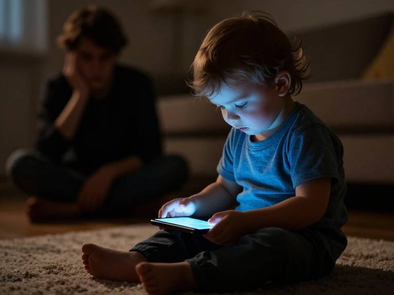 Смартфоны в младенчестве вызывают тревогу у подростков