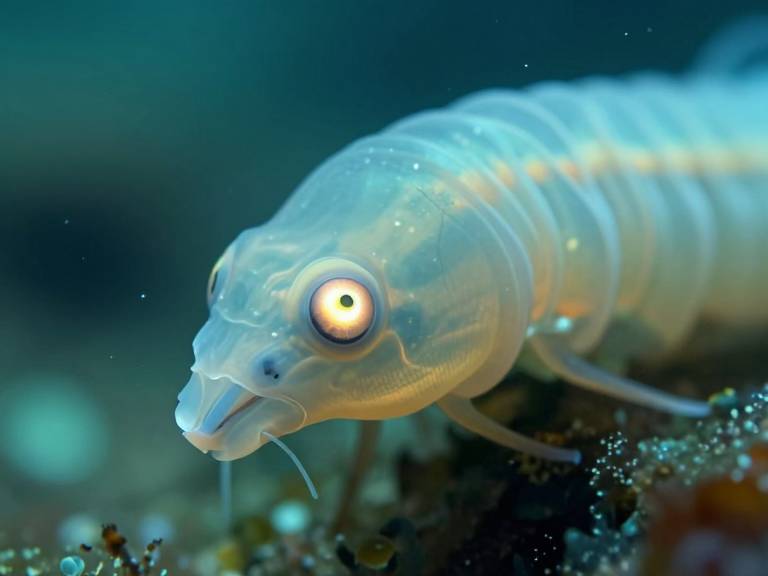 Человеческие глаза развились из органа древнего червя