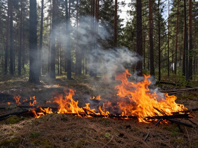 Пожары ускоряют рост лесов Финляндии