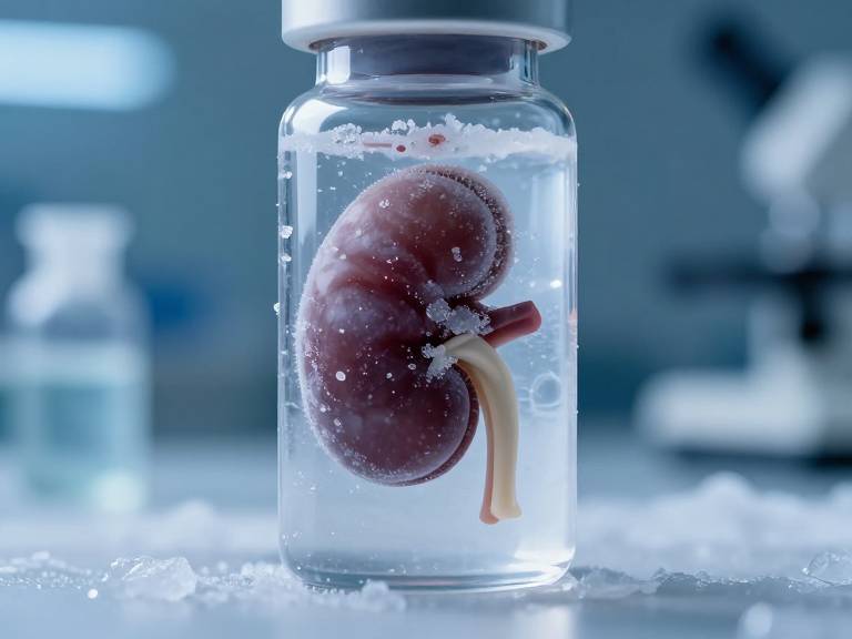 Найден способ заморозки органов без трещин