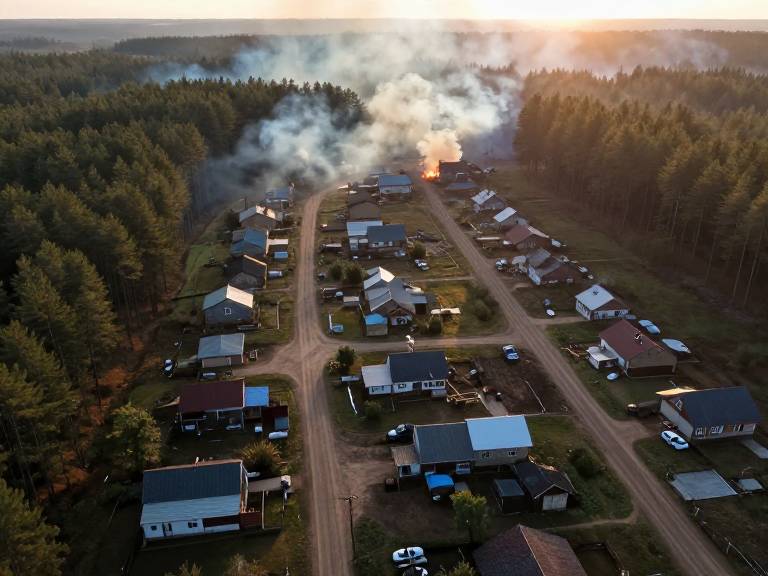 Шесть дорог спасают от огня