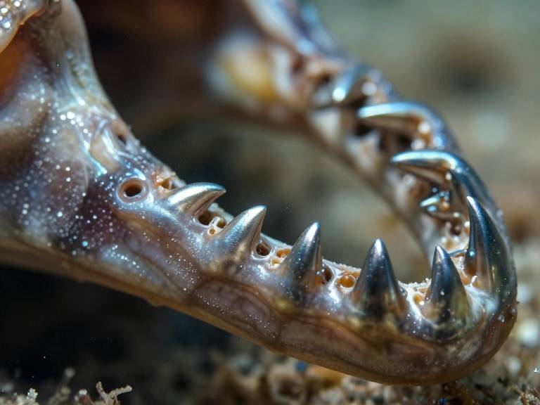 Челюсти морского червя оказались биометаллом